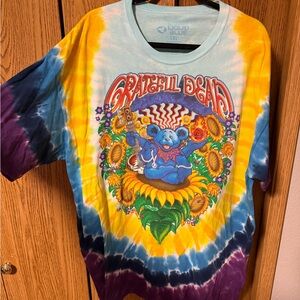 Liquid Blue Colorful Tie-Dye Grateful Dead “Inspiration” Tee